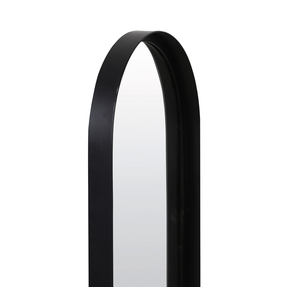 Product photograph of Light Living Feres Full Length Mirror Matt Black from Olivia's.