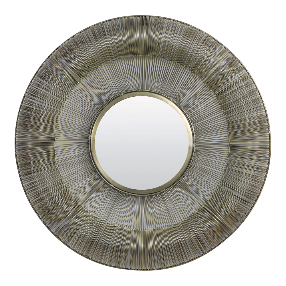 Product photograph of Light Living Towa Wall Mirror Antique Bronze from Olivia's