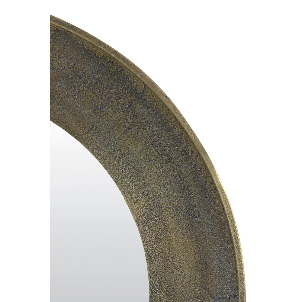 Product photograph of Light Living Sana Wall Mirror Antique Bronze from Olivia's.