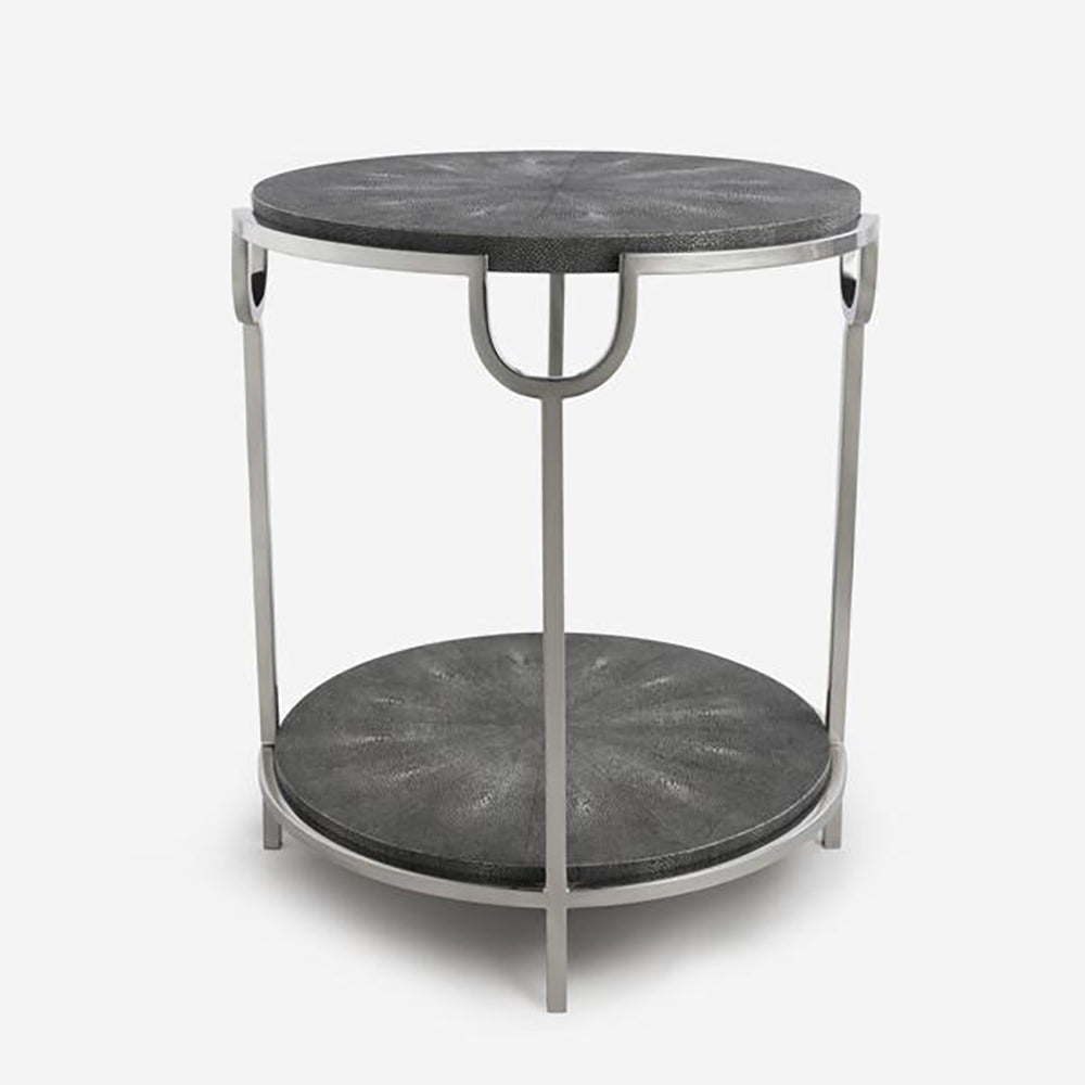 Product photograph of Andrew Martin Katia Side Table Grey from Olivia's