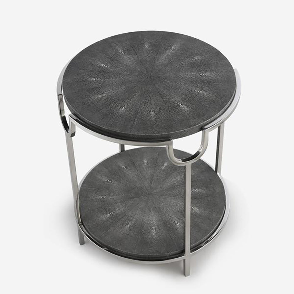 Product photograph of Andrew Martin Katia Side Table Grey from Olivia's.