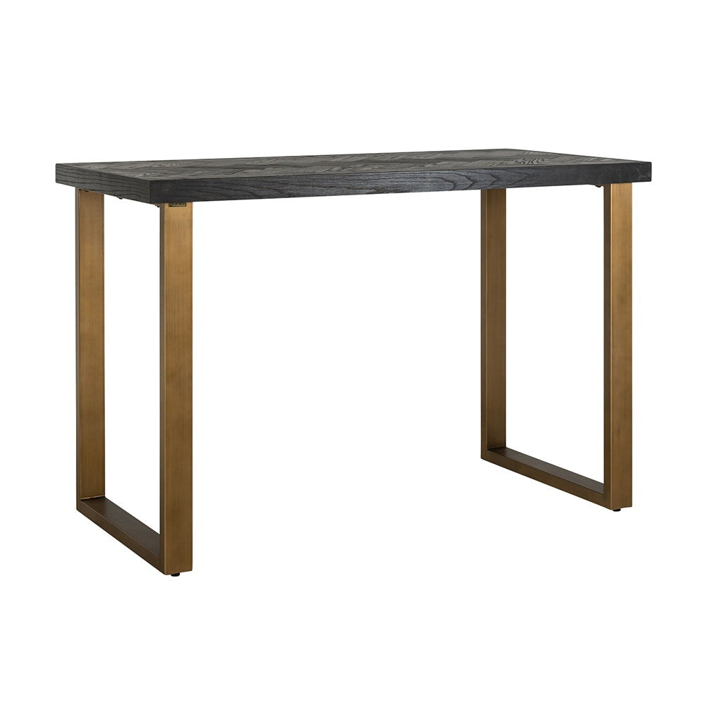 Product photograph of Richmond Blackbone Brass Bar Table from Olivia's