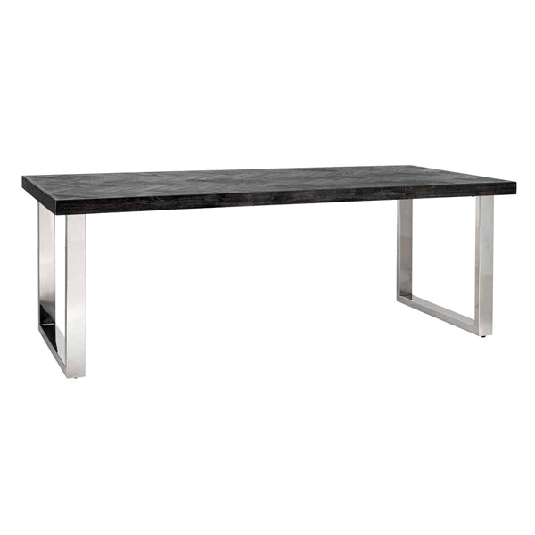 Richmond Blackbone Silver 6 Seater Dining Table Outlet Medium