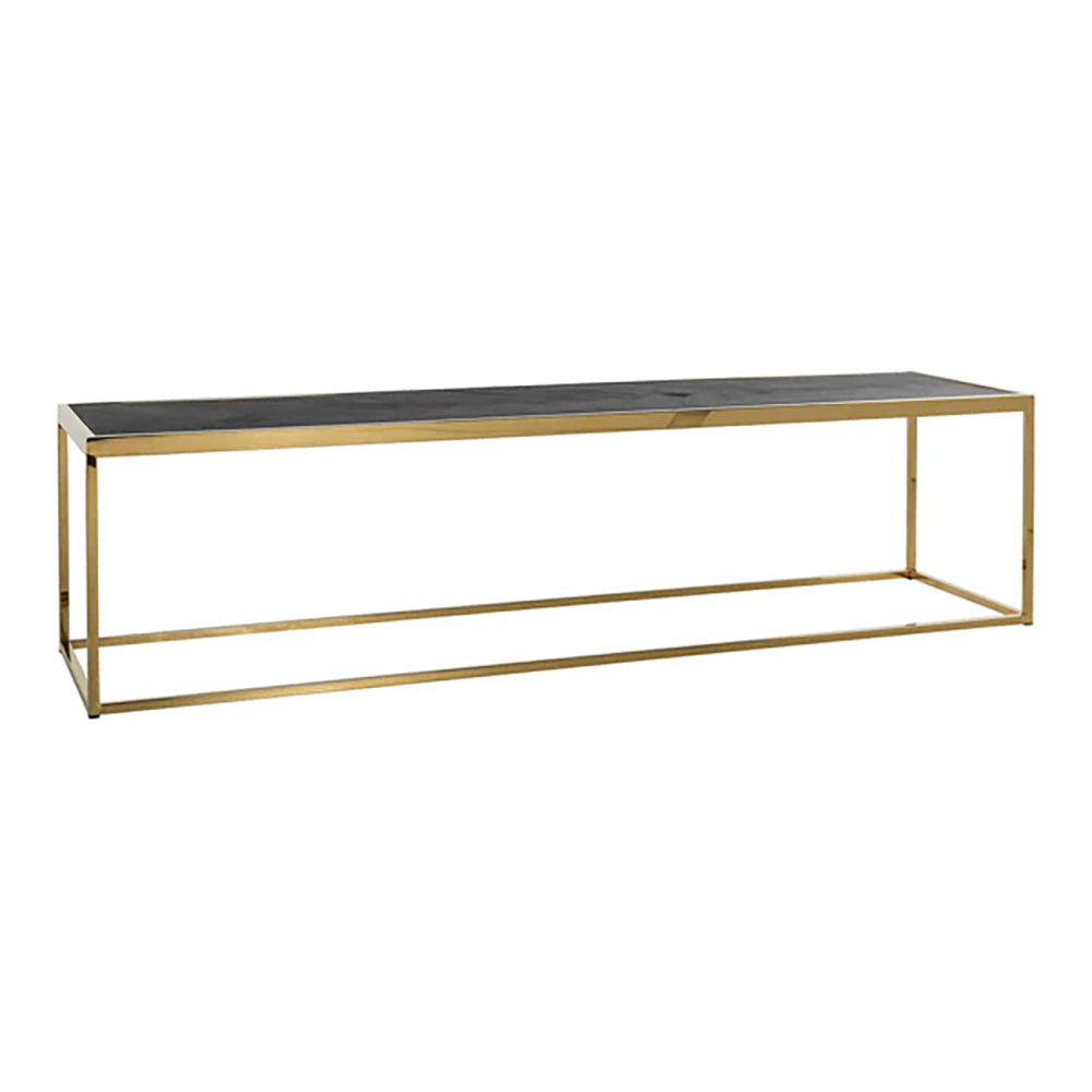 Product photograph of Richmond Blackbone Gold Coffee Table from Olivia's
