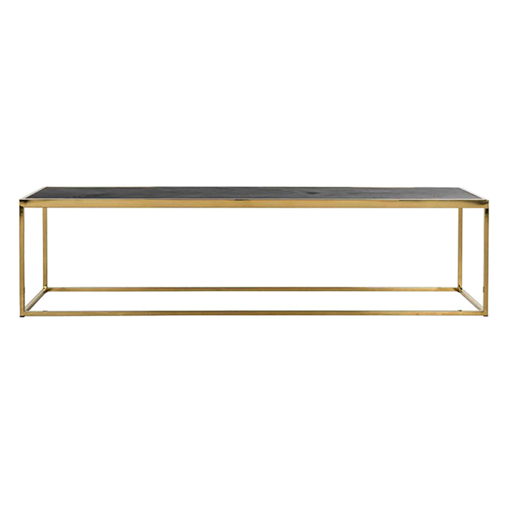 Product photograph of Richmond Blackbone Gold Coffee Table from Olivia's.