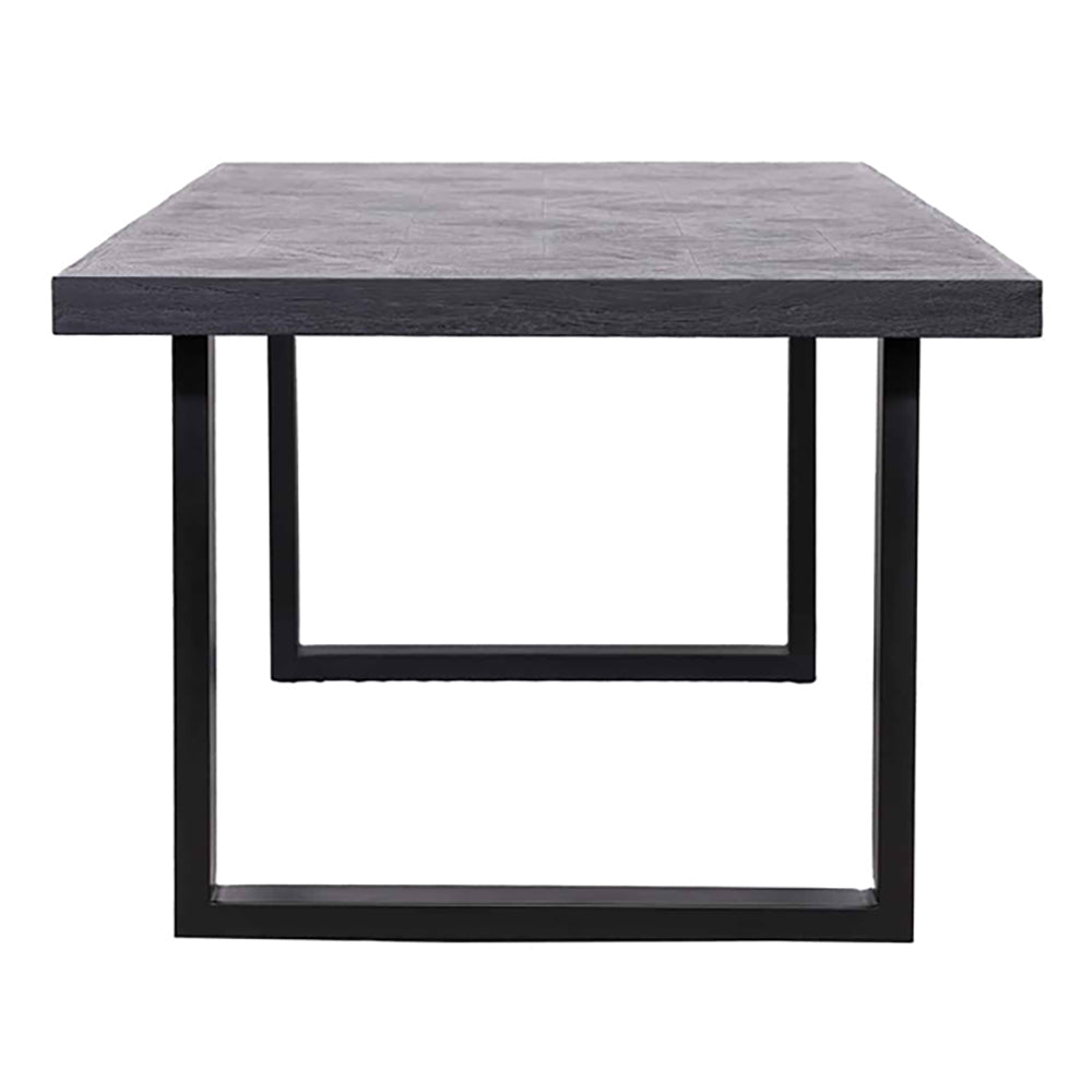Product photograph of Richmond Blax Black 6 - 8 Seater Dining Table Large from Olivia's.