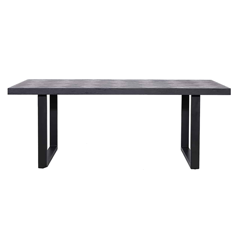 Product photograph of Richmond Blax Black 6 - 8 Seater Dining Table Large from Olivia's.
