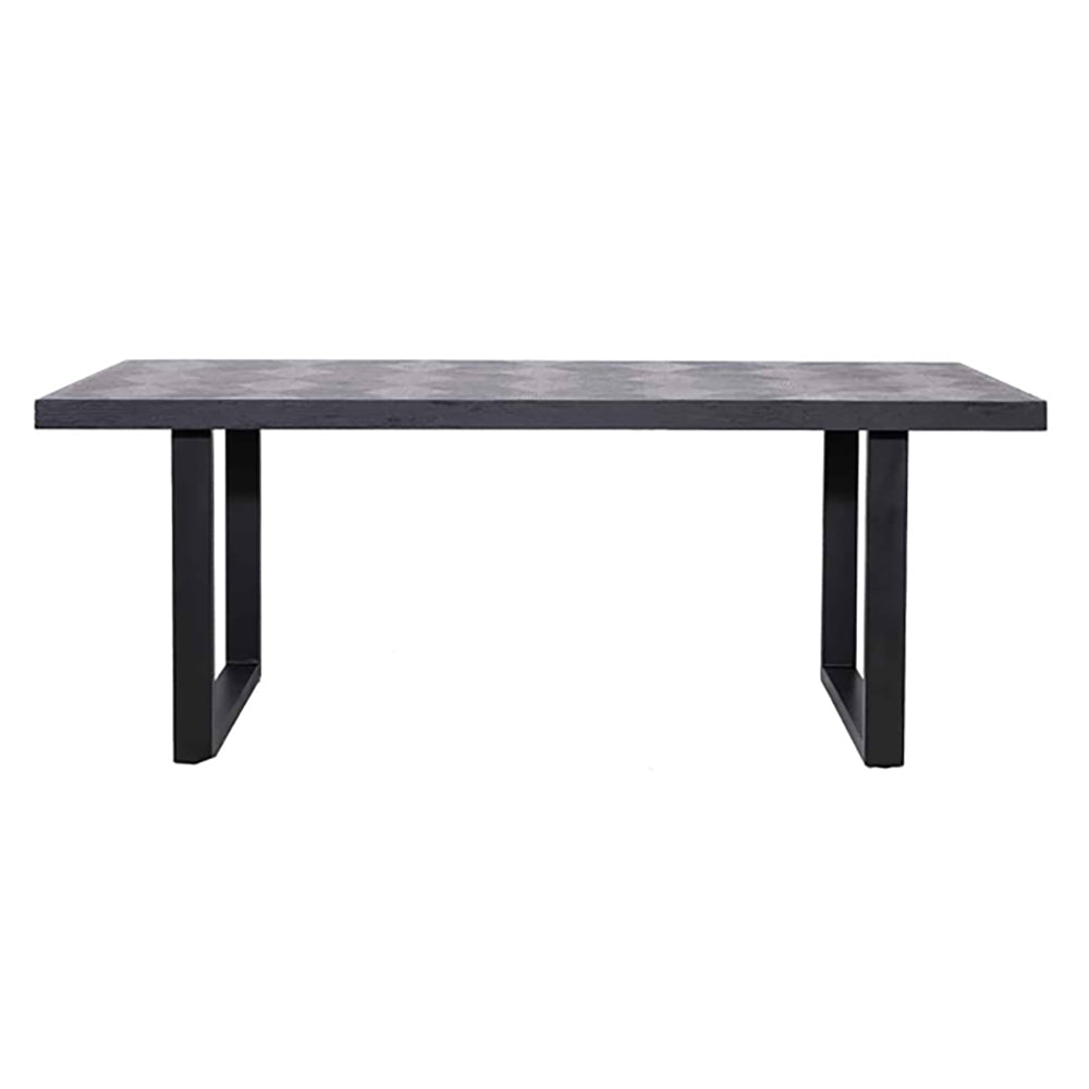 Product photograph of Richmond Blax Dining Table In Black 230cm from Olivia's.