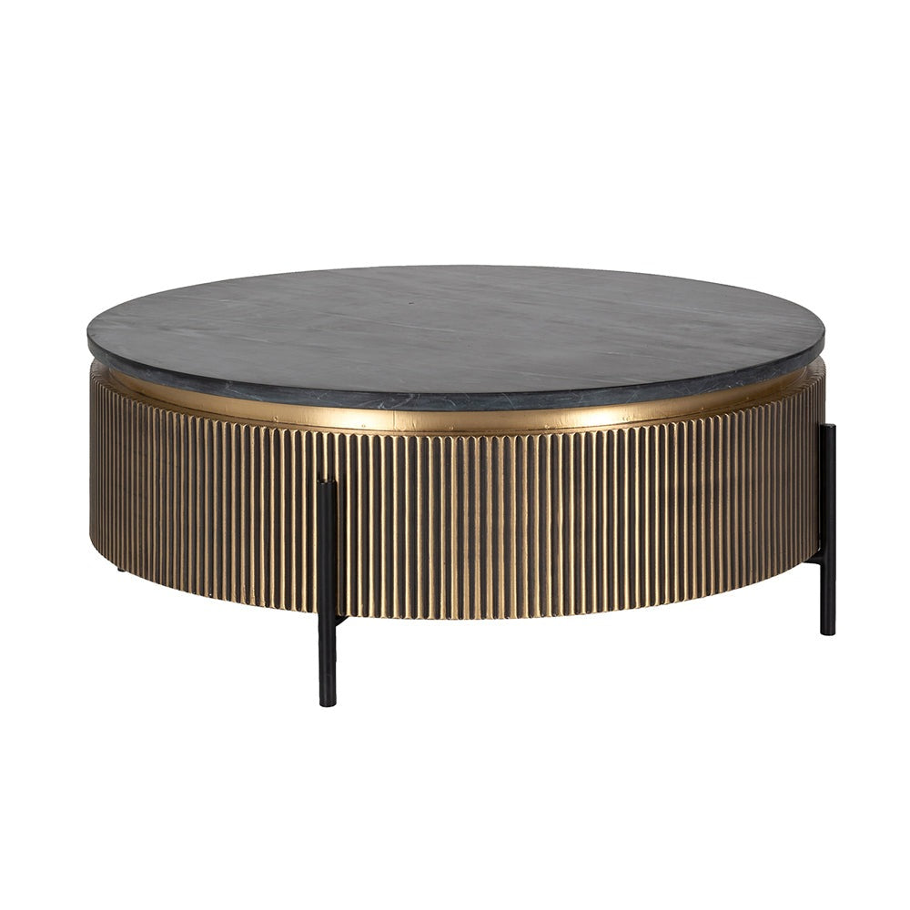 Product photograph of Richmond Ironville Round Coffee Table from Olivia's