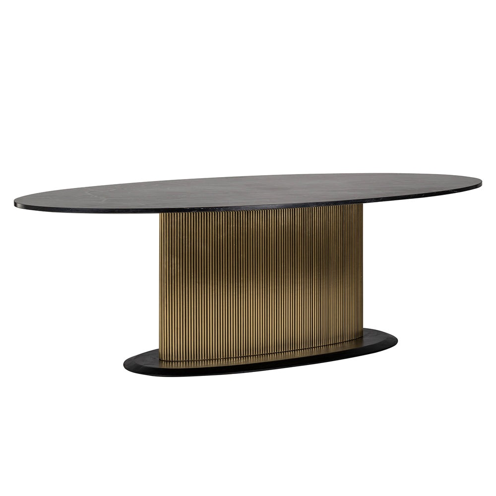 Product photograph of Richmond Ironville Oval Dining Table from Olivia's