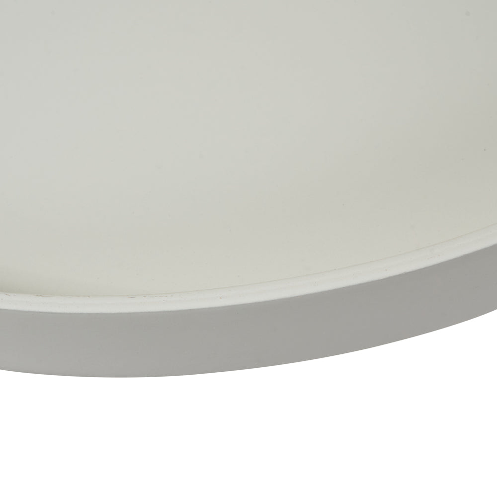 Product photograph of Olivia S Weston Pine Wood Round Table In Brown White from Olivia's.