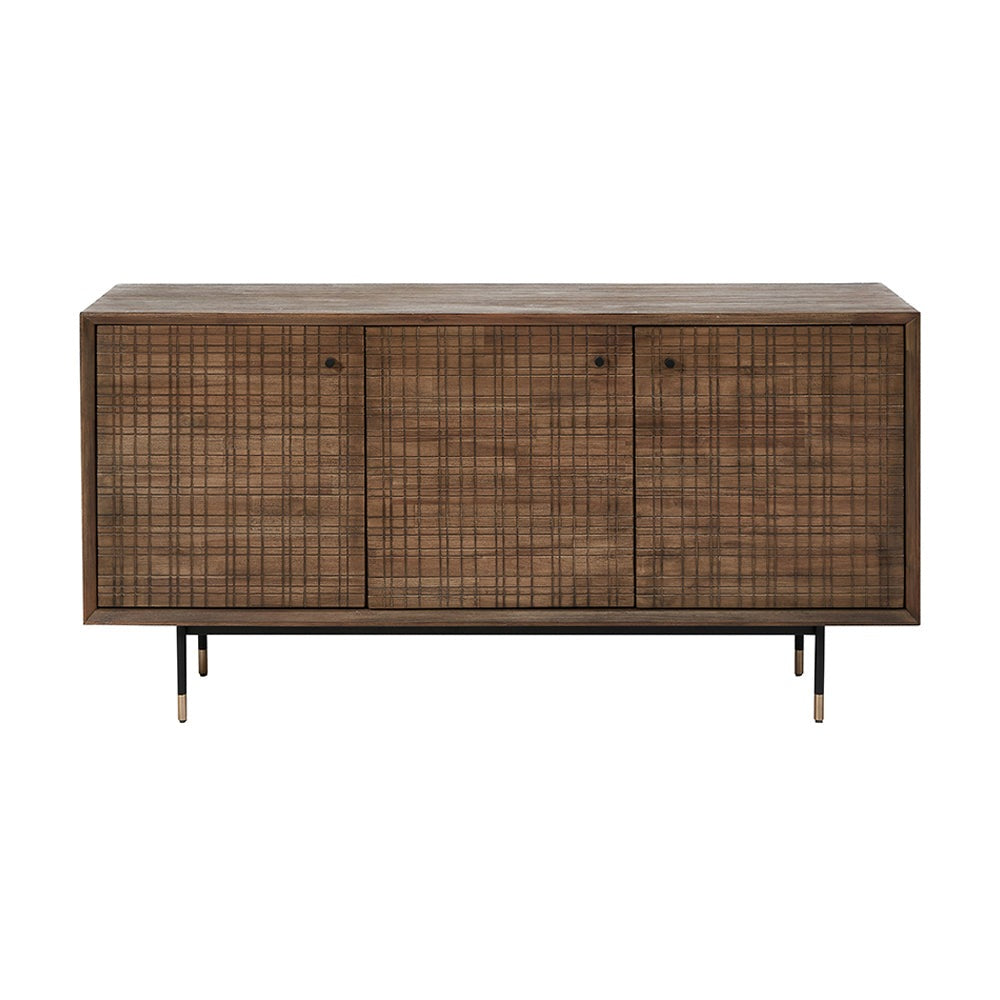 Product photograph of Olivia S Ava 3 Door Sideboard In Acacia Wood from Olivia's