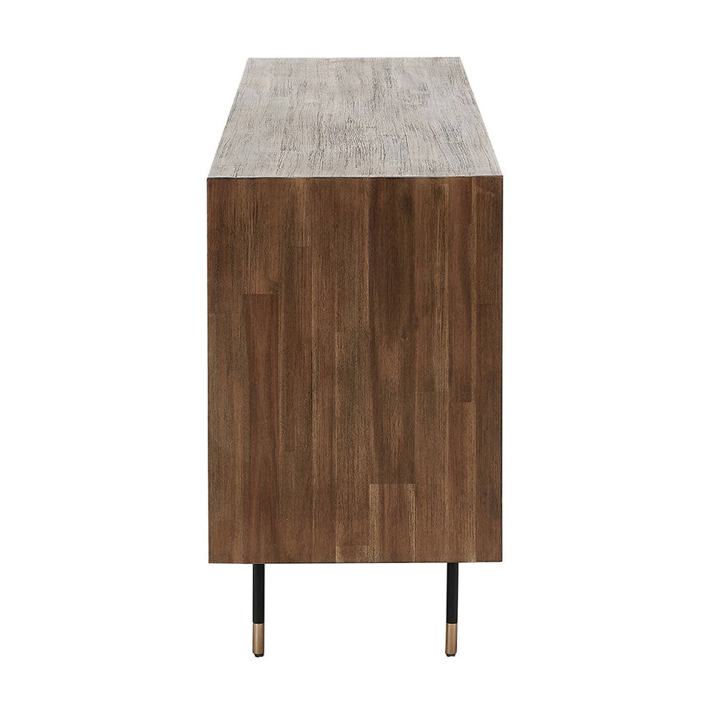 Product photograph of Olivia S Ava 3 Door Sideboard In Acacia Wood from Olivia's.