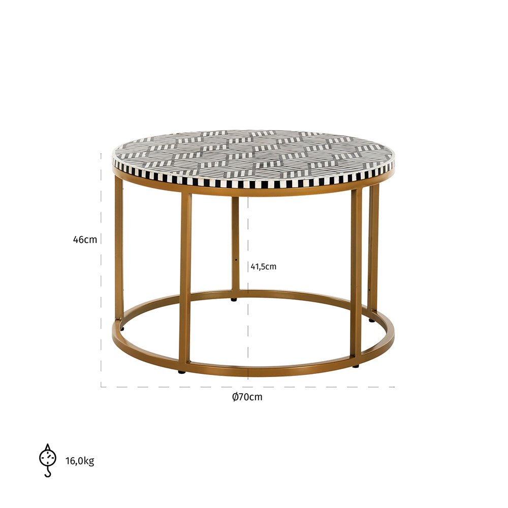 Product photograph of Richmond Bliss Coffee Table Large from Olivia's.