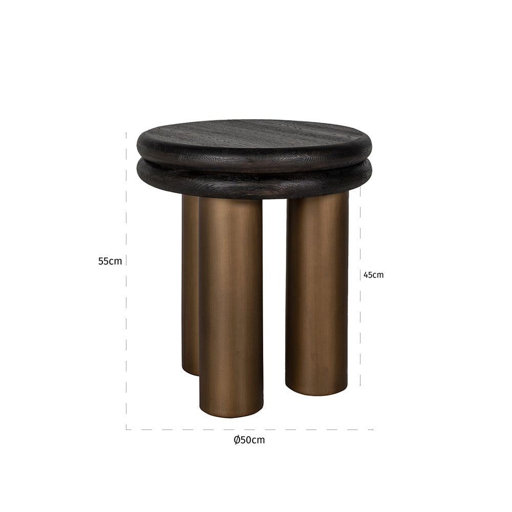 Product photograph of Richmond Macaro End Table from Olivia's.