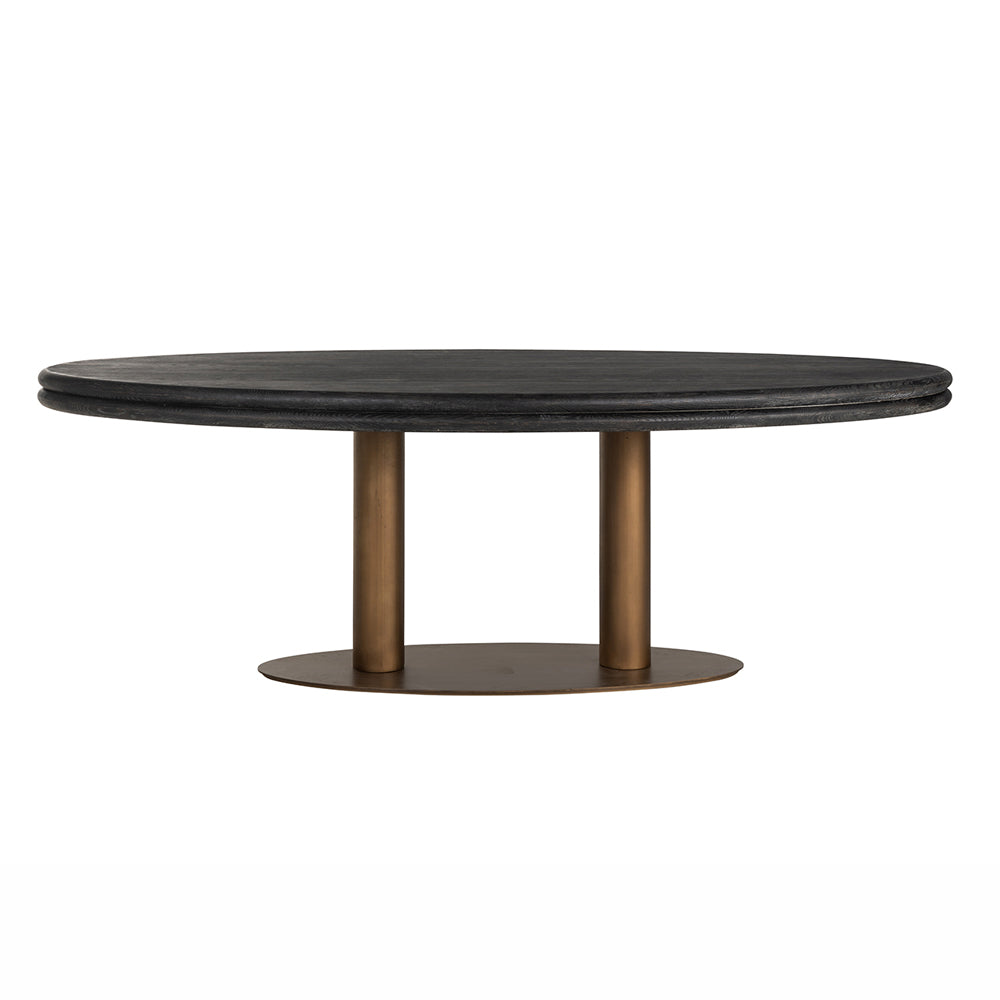 Product photograph of Richmond Macaro Oval Dining Table from Olivia's.