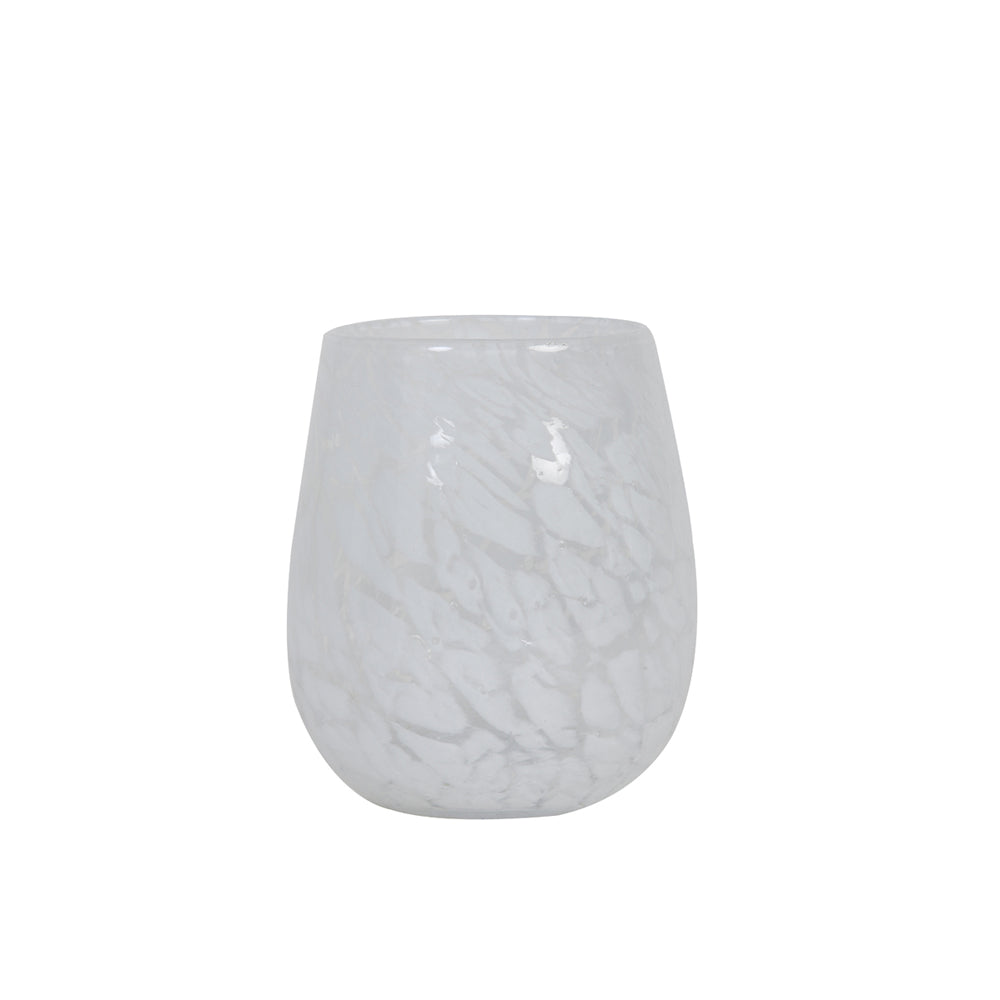 Product photograph of Light Living Sylas Candle Holder White from Olivia's