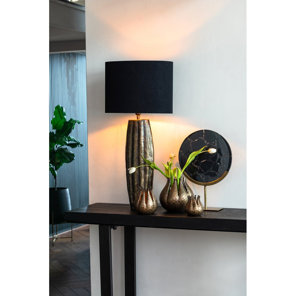 Product photograph of Light Living Mikis Candle Holder Brass from Olivia's.