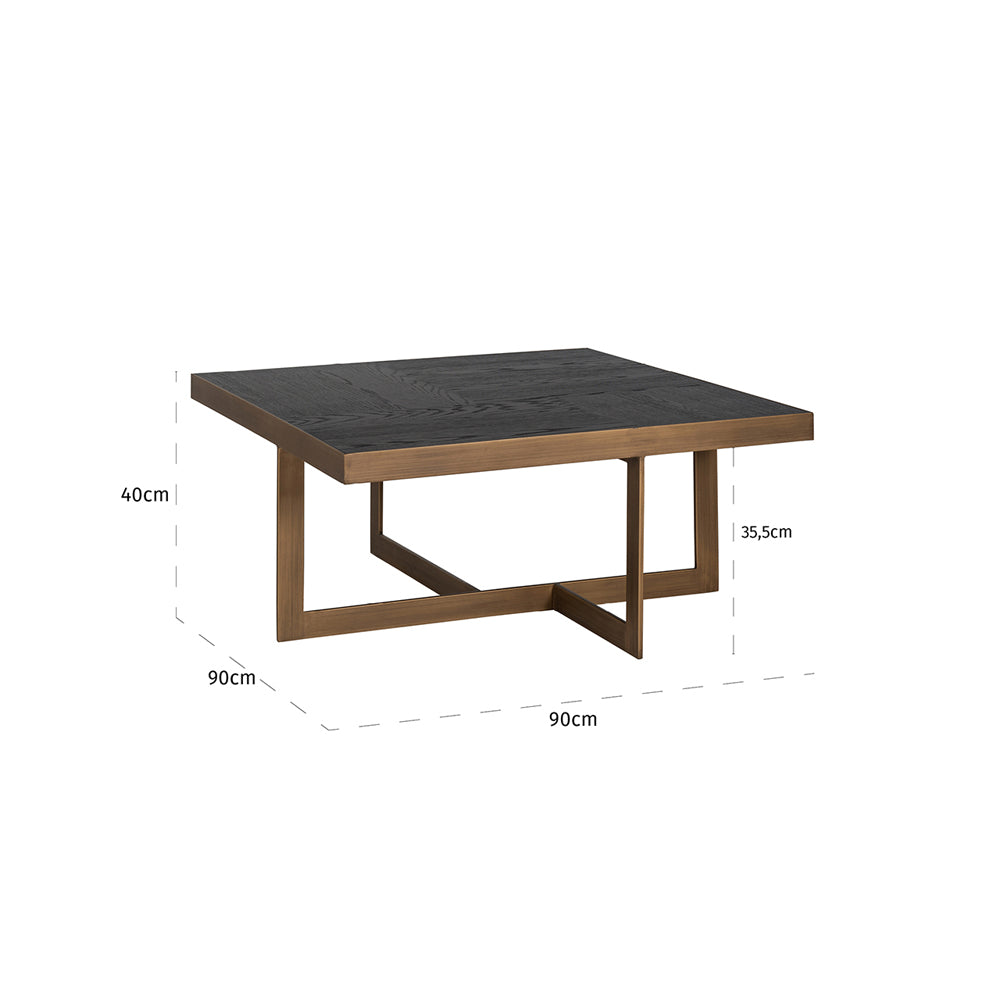 Product photograph of Richmond Cambon Square Coffee Table from Olivia's.