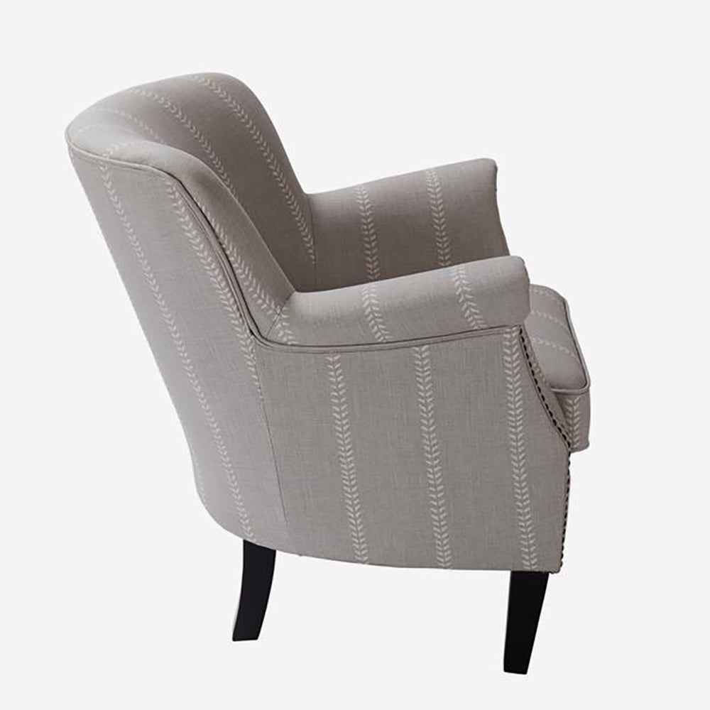 Product photograph of Andrew Martin Greyhound Armchair Nile Stone from Olivia's.
