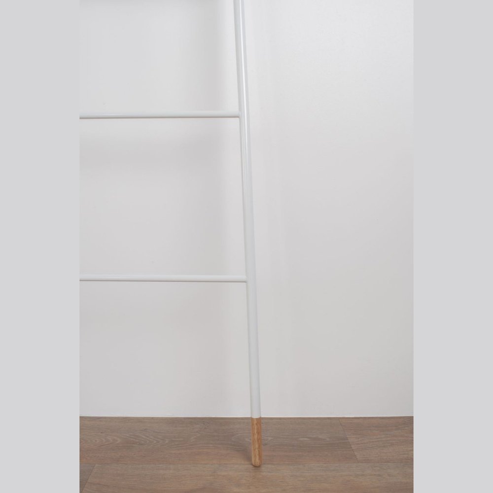 Product photograph of Zuiver Rack Ladder White from Olivia's.