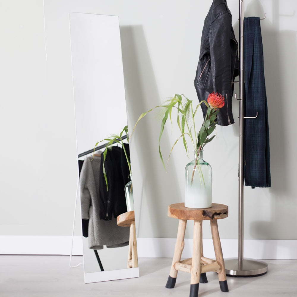 Product photograph of Olivia S Nordic Living Collection - Jorn Mirror Stand In White from Olivia's.