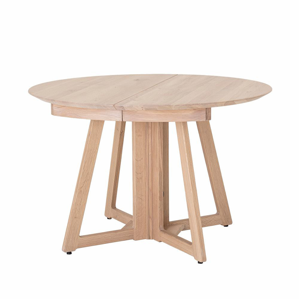 Product photograph of Bloomingville Owen Extending Dining Table In Natural Oak from Olivia's