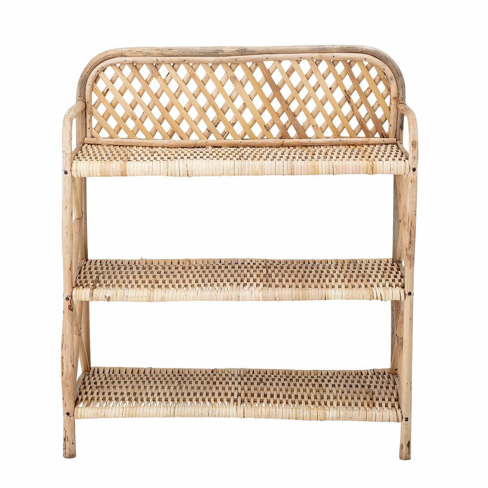 Product photograph of Bloomingville Ezra Bookcase In Natural Cane from Olivia's