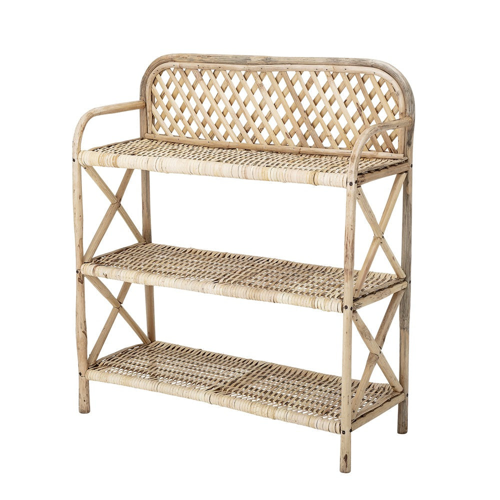 Product photograph of Bloomingville Ezra Bookcase In Natural Cane from Olivia's.
