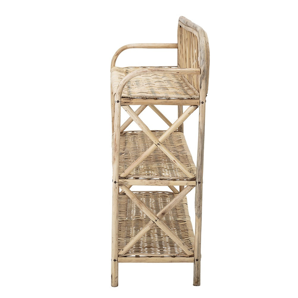 Product photograph of Bloomingville Ezra Bookcase In Natural Cane from Olivia's.