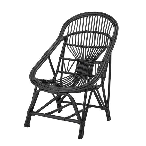 Product photograph of Bloomingville Joline Black Occasional Chair from Olivia's.