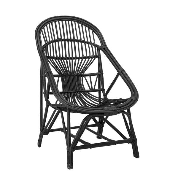 Product photograph of Bloomingville Joline Black Occasional Chair from Olivia's.