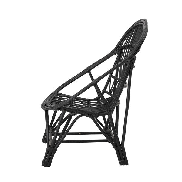 Product photograph of Bloomingville Joline Black Occasional Chair from Olivia's.