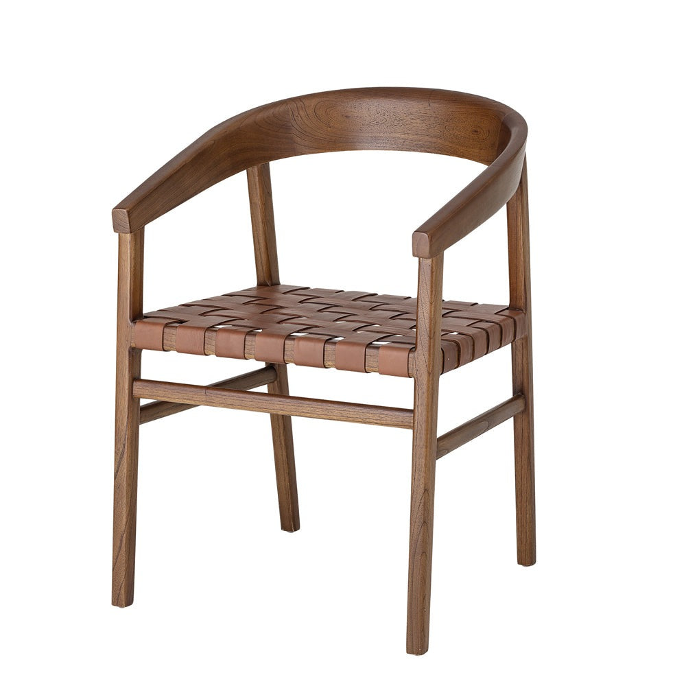 Product photograph of Bloomingville Vitus Dining Chair Brown from Olivia's.