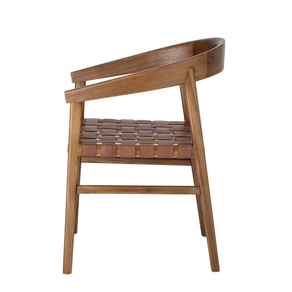 Product photograph of Bloomingville Vitus Dining Chair Brown from Olivia's.