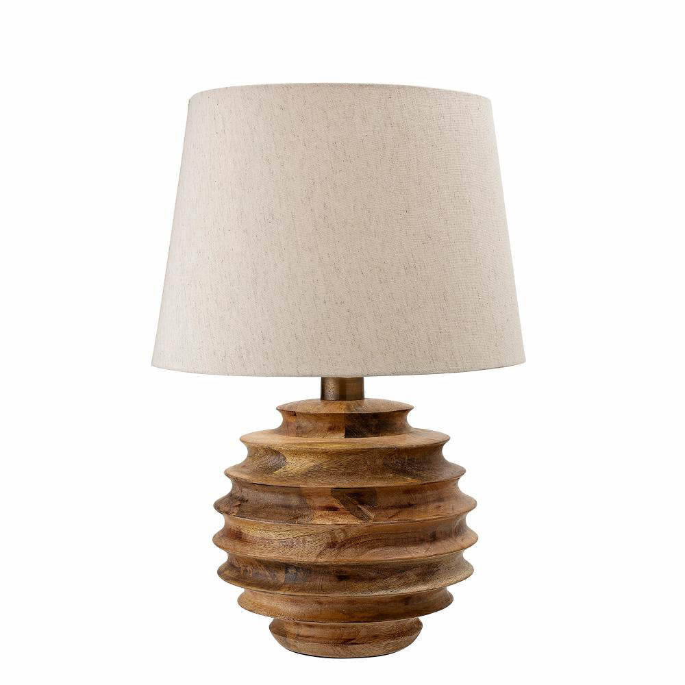 Product photograph of Bloomingville Svale Table Lamp In Natural Mango Wood from Olivia's