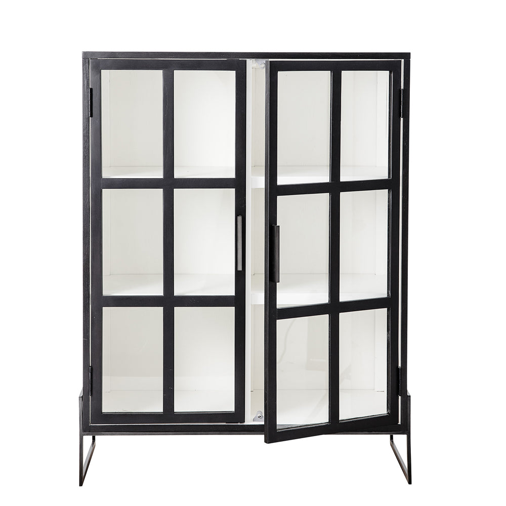 Product photograph of Bloomingville Opal Cabinet Black from Olivia's.