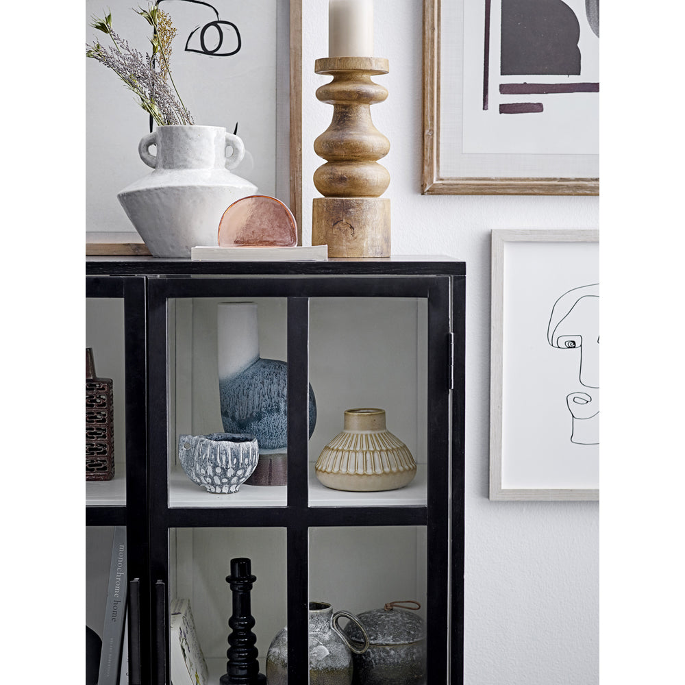 Product photograph of Bloomingville Opal Cabinet Black from Olivia's.