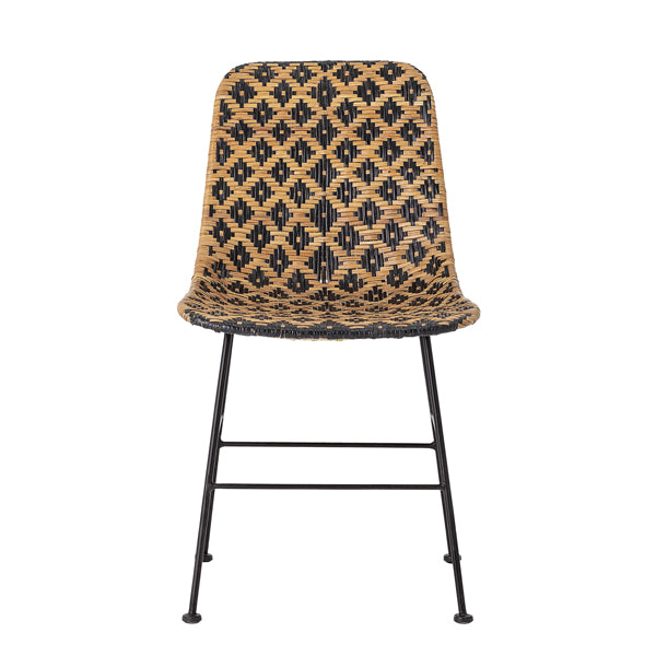 Bloomingville Kitty Black And Natural Dining Chair