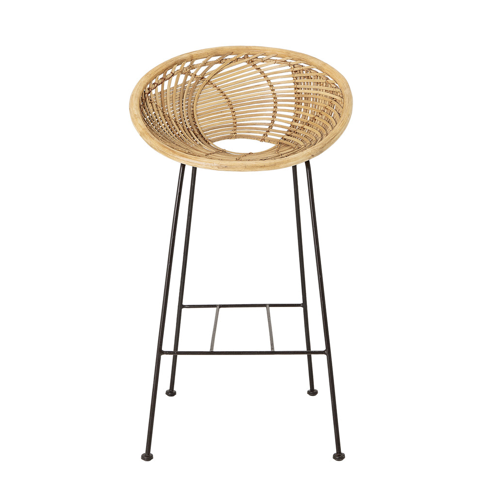 Product photograph of Bloomingville Yonne Nature Bar Stool from Olivia's