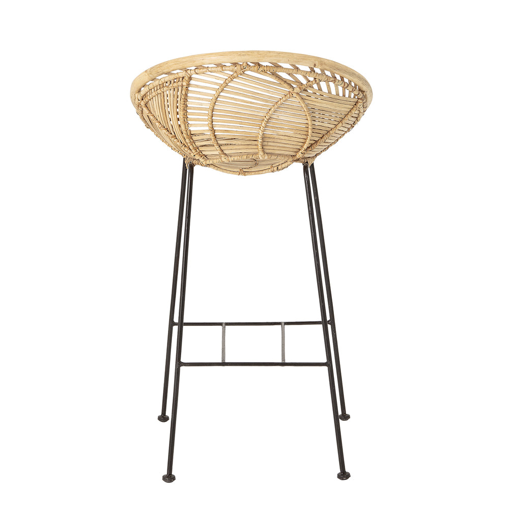 Product photograph of Bloomingville Yonne Nature Bar Stool from Olivia's.
