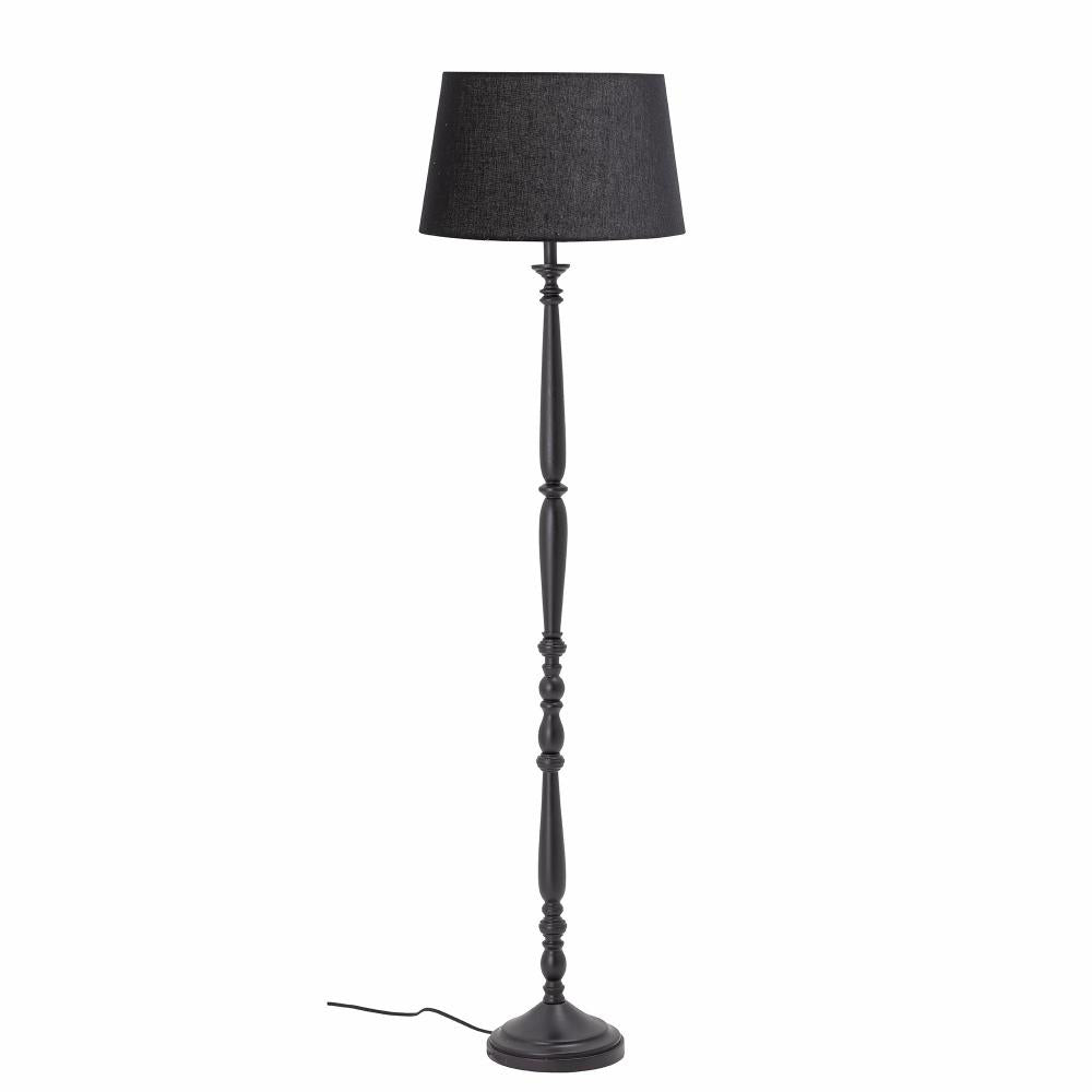 Product photograph of Bloomingville Callie Floor Lamp In Black from Olivia's