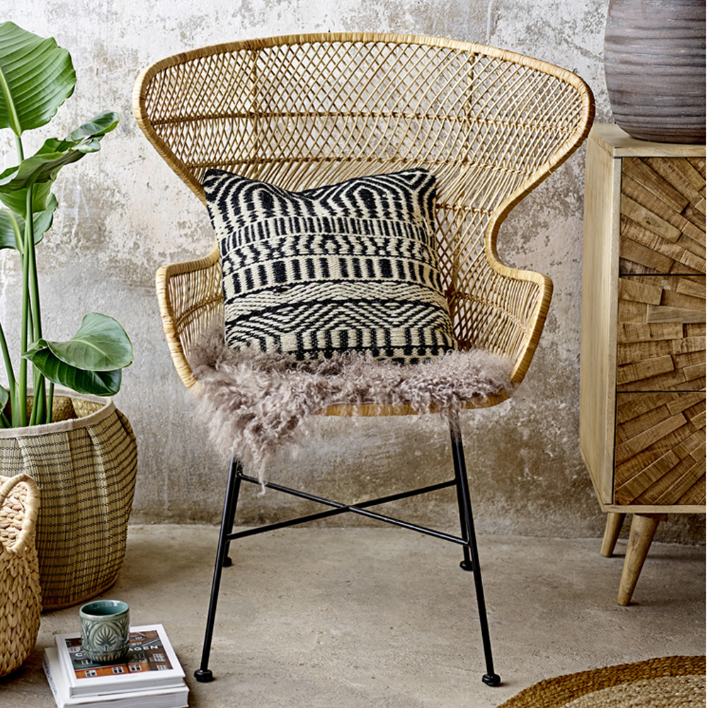 Product photograph of Bloomingville Oudon Nature Occasional Chair from Olivia's