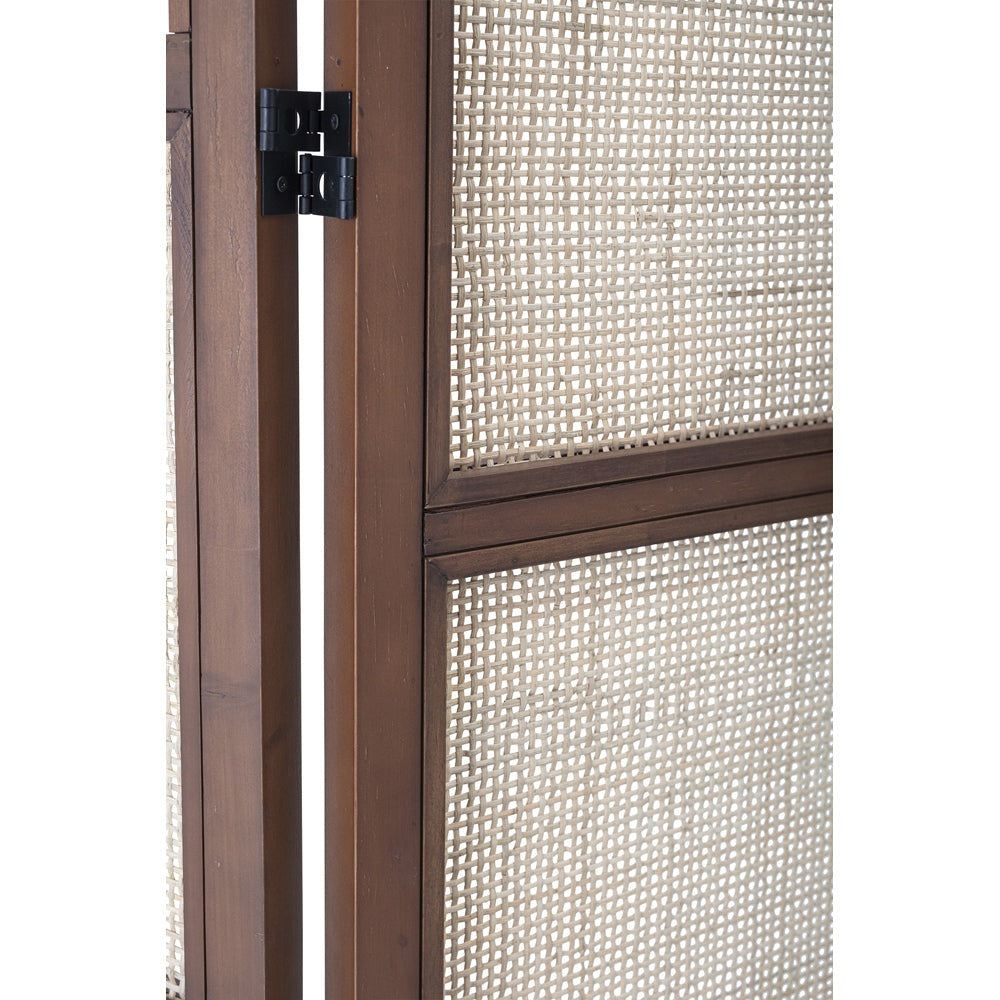 Bloomingville Svenn Screen in Brown Pine