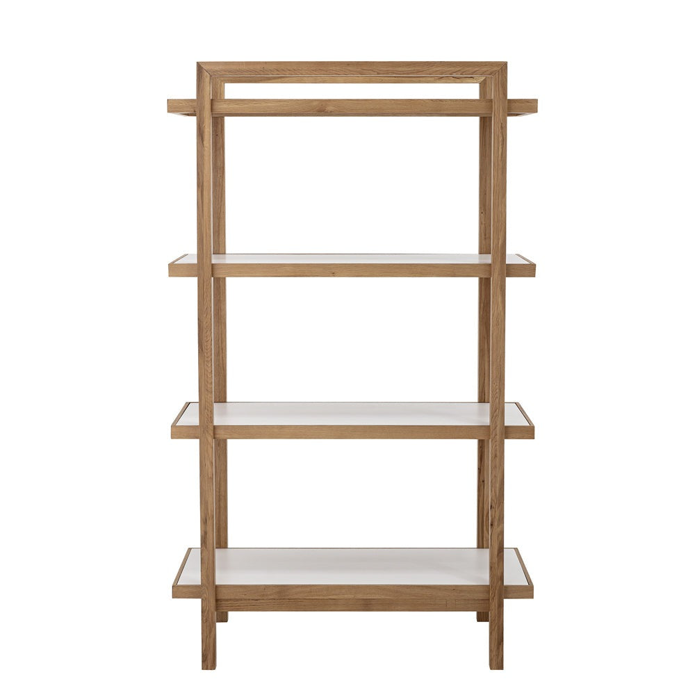 Product photograph of Bloomingville Skye Bookcase In Natural Oak Veneer from Olivia's.