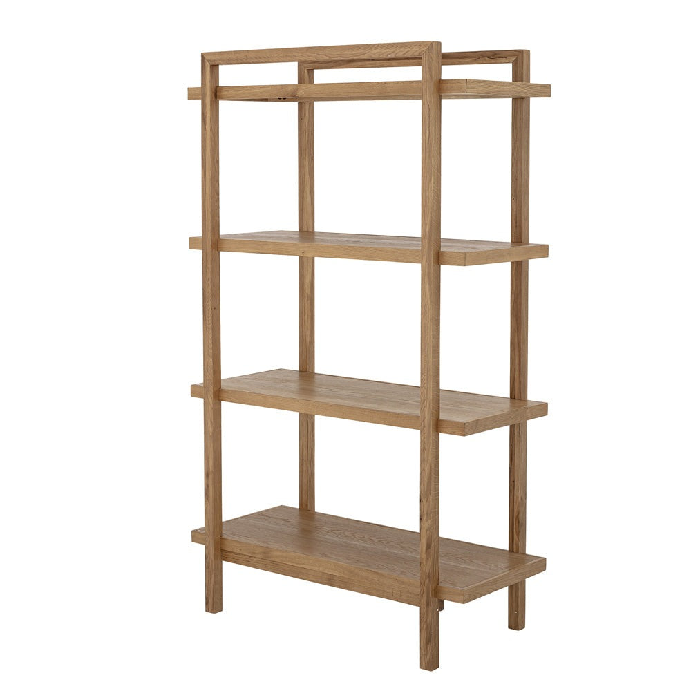 Product photograph of Bloomingville Skye Bookcase In Natural Oak Veneer from Olivia's.