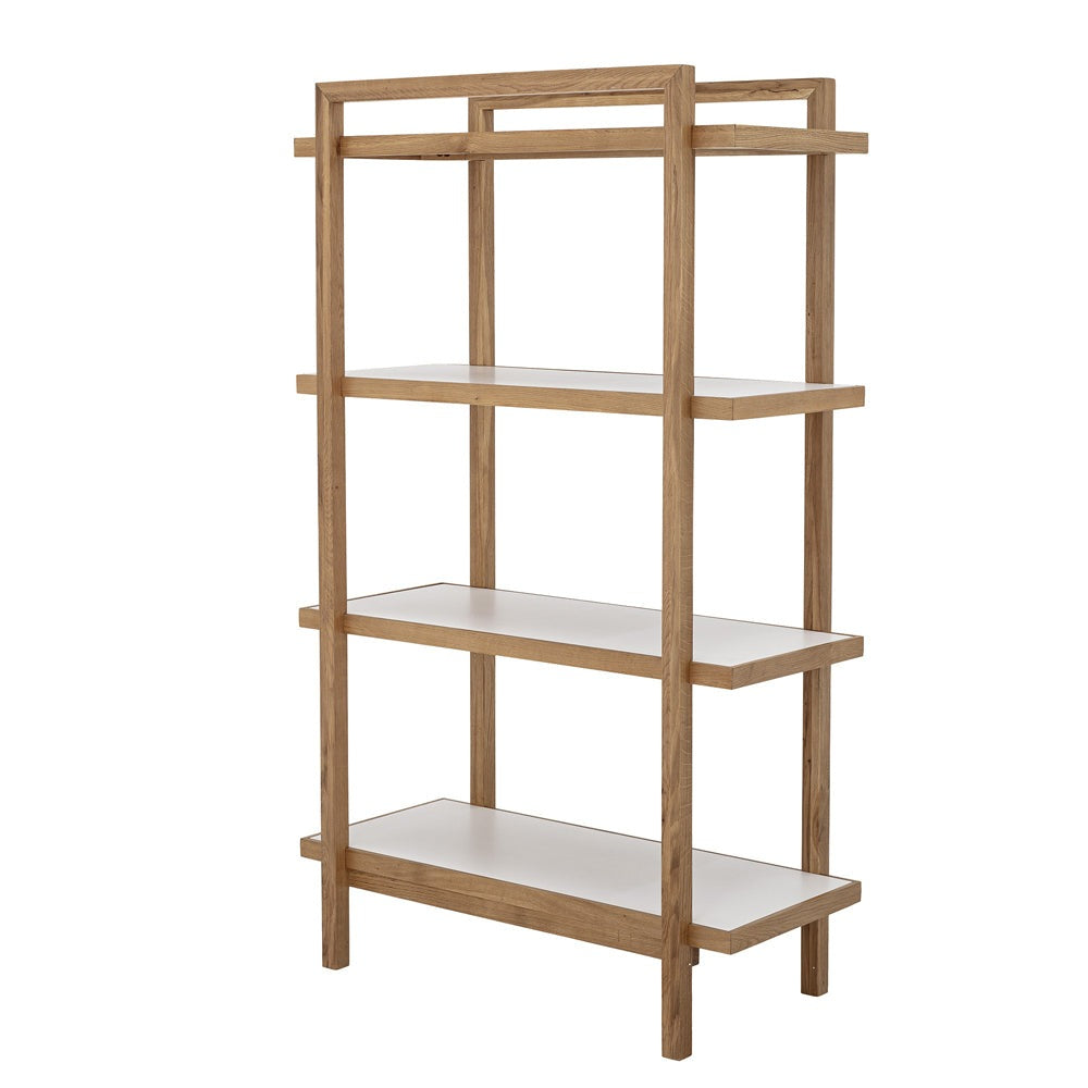 Product photograph of Bloomingville Skye Bookcase In Natural Oak Veneer from Olivia's.