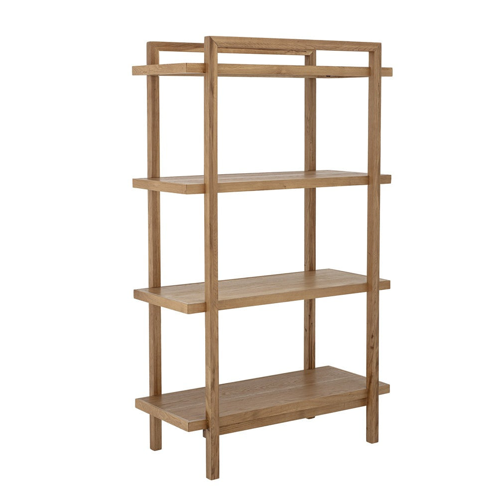 Product photograph of Bloomingville Skye Bookcase In Natural Oak Veneer from Olivia's.