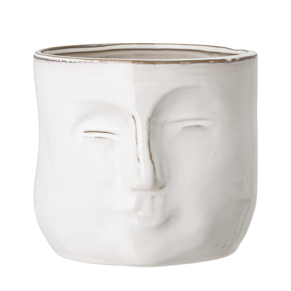 Product photograph of Bloomingville Ignacia White Planter from Olivia's
