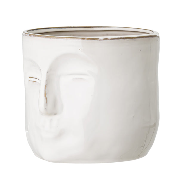 Product photograph of Bloomingville Ignacia White Planter - Pack Size Issue from Olivia's.